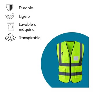 Foto 2 | Foto 2 | Chaleco de Seguridad Reflejante Eo Safe Imports Esi-10185 Multicolor 3 Piezas