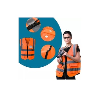 Foto 3 | Foto 3 | Kit Chaleco De Seguridad Industrial Reflejante 3pzas Eo Safe Imports Esi-10188-1 Naranja