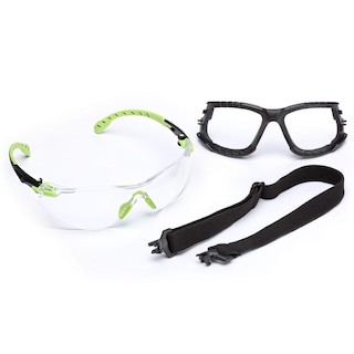 Foto 1 | Foto 1 | Gafas De Seguridad 3m Solus Serie 1000, Lentes Transparentes, Verde/negro - Venta Internacional.