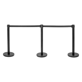 Foto 1 | Foto 1 | Postes Delimitadores Gutstark Unifila Cinta Retráctil Negra 3 PZAS