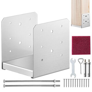 Foto 1 | Foto 1 | Base De Poste Vevor 6x6 De Acero Inoxidable Ajustable Con Placa De Anclaje - Venta Internacional.