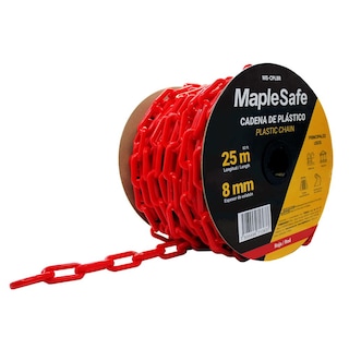 Foto 5 | Foto 5 | Rollo de Cadena Plástica Maple Safe Roja 25 m
