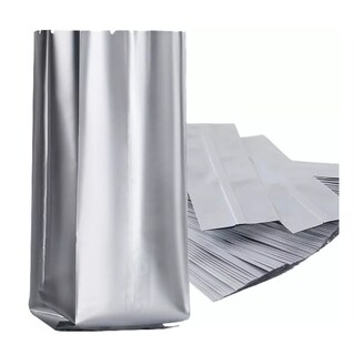 Foto 1 | Foto 1 | Bolsas Metalizadas Polietileno Triple Café/alimentos 250g Plata