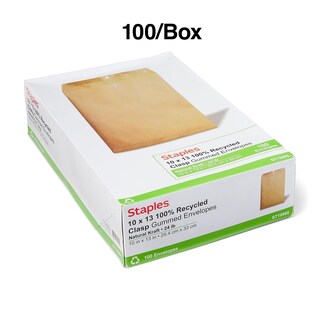 Foto 3 | Foto 3 | Grapas Para Sobres 100% Recicladas De 10 X 13 Cm Con Cierre, 100 Unidades Por Caja - Venta Internacional.