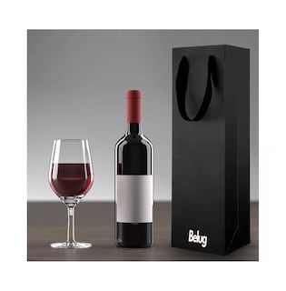 Foto 2 | Foto 2 | 10 Bolsas De Regalo Carton Papel Kraft Para Botellas De Vino Belug Negro