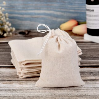 Foto 4 | Foto 4 | Bolsas De Muselina Tatuo, Paquete De 200 Bolsas De Arpillera Con Cordón, 8 X 10 Cm - Venta Internacional.