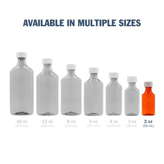 Foto 3 | Foto 3 | Frascos De Medicina Líquida Ezy Dose Amber Ovalados De 60 Ml (caja De 132) - Venta Internacional.