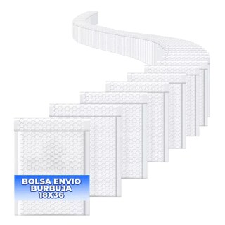 Foto 6 | Foto 6 | Bolsas Acolchadas con Burbuja para Envío Elegate 18 x 36 con Adhesivo 10 Piezas