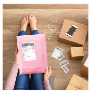 Foto 4 | Foto 4 | 100 Bolsas Sobres De Plástico Para Envíos Paquetería 25*35 Cm Rosa