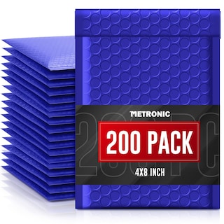 Foto 1 | Foto 1 | Paquete De 200 Sobres De Burbujas Metronic, Pequeños, Azules, 10 X 20 Cm - Venta Internacional.