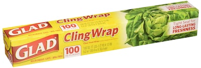 Foto 1 | Foto 1 | Food Wrap Glad Cling Wrap, Sin Bpa, Apto Para Microondas, 100 M², 2 Unidades - Venta Internacional.