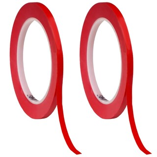 Foto 1 | Foto 1 | Cinta Vinil Roja Delgada Ventdepot Mxvtj-002 2 Piezas Rojo