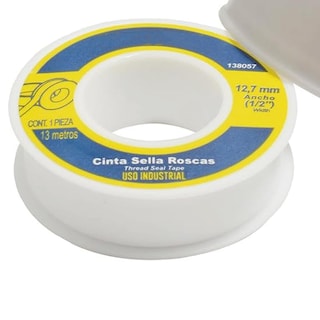 Foto 3 | Foto 3 | Cinta Teflon Resistente A Quimicos Ventdepot Mxppe-005 5 Piezas Blanco