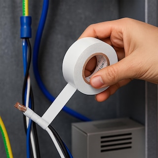 Foto 4 | Foto 4 | Cinta Eléctrica Blanca 19mm Ventdepot Mxttg-003 10 Piezas Blanco