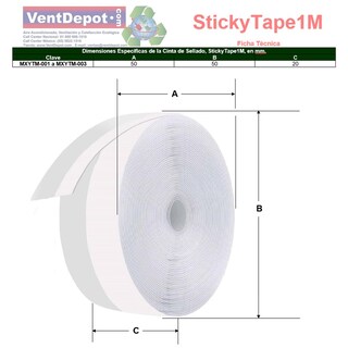 Foto 5 | Foto 5 | Cinta De Silicon Aislante Ventdepot Mxytm-003 10 Piezas Blanco