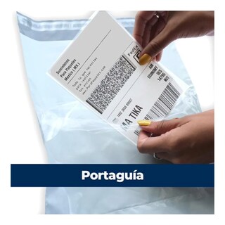 Foto 2 | Foto 2 | Bolsa Para Envíos 25 X 33 Cm, Blanco Premium Con Portaguias Ecommerce 100 Piezas