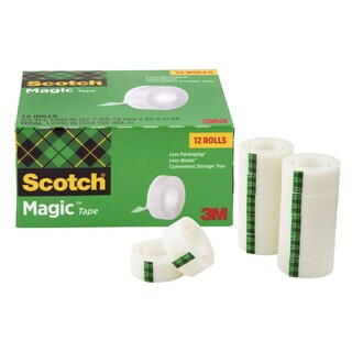 Foto 1 | Foto 1 | 12 Rollos De Cinta Adhesiva Scotch Magic Invisible, 19 Mm X 25 M - Venta Internacional.