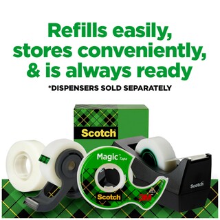 Foto 7 | Foto 7 | 12 Rollos De Cinta Adhesiva Scotch Magic Invisible, 19 Mm X 25 M - Venta Internacional.