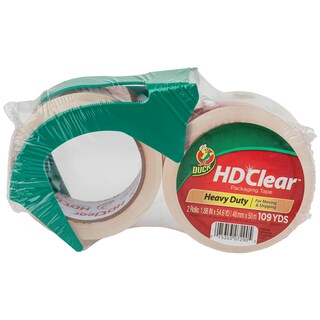 Foto 1 | Foto 1 | Cinta De Embalaje Duck Hd Transparente De Alta Resistencia Con Dispensador, 2 Rollos - Venta Internacional.