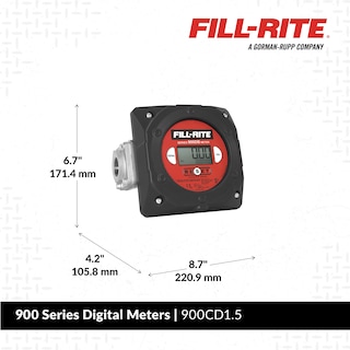 Foto 2 | Foto 2 | Medidor De Transferencia De Combustible Fill-rite 900cd1.5 1-1/2 6-40 Gpm - Venta Internacional.
