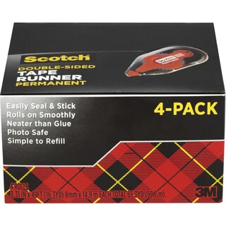 Foto 5 | Foto 5 | Roller Adhesive Dot Scotch 6055bns 0 8 Cm X 15 M Paquete De 4 - Venta Internacional.