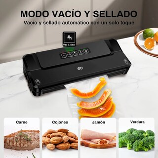 Foto 3 | Foto 3 | Máquina Sellador Al Vacío Multifuncional Eo Safe Imports Esi-19842 Negro