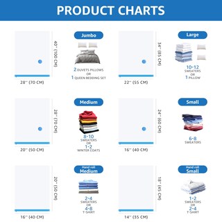 Foto 2 | Foto 2 | Bolsas De Almacenamiento Al Vacío Simple Deluxe Paquete De 25 Con Bomba Manual - Venta Internacional.