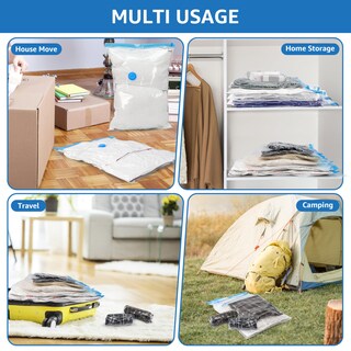 Foto 6 | Foto 6 | Bolsas De Almacenamiento Al Vacío Simple Deluxe Paquete De 25 Con Bomba Manual - Venta Internacional.