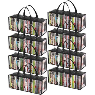 Foto 1 | Foto 1 | Bolsas De Almacenamiento De Dvd Lifewit De Pvc Transparente Con Asas 8 Unidades - Venta Internacional.