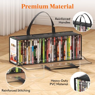 Foto 3 | Foto 3 | Bolsas De Almacenamiento De Dvd Lifewit De Pvc Transparente Con Asas 8 Unidades - Venta Internacional.