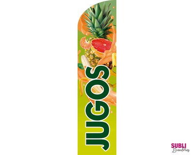 Foto 1 | Foto 1 | Bandera para Venta de Jugos Naturales Sublibanderas Multicolor