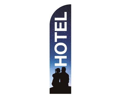 Foto 1 | Foto 1 | Bandera para Publicidad de Hotel Sublibanderas Multicolor