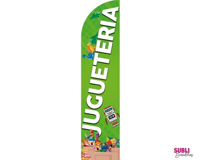 Foto 1 | Foto 1 | Bandera para Publicidad de Juguetería Sublibanderas Multicolor