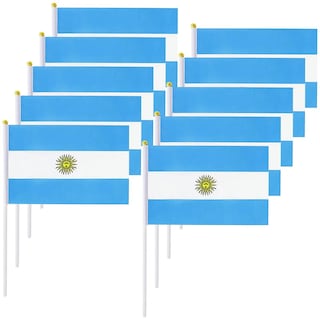 Foto 1 | Foto 1 | Bandera Argentina Celebraciones Ventdepot Mxain-002 10 Piezas Multicolor