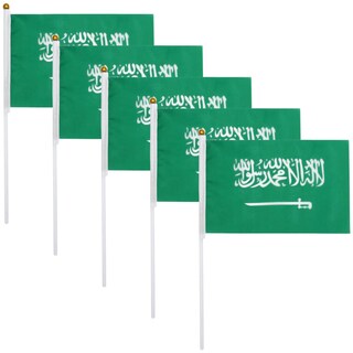 Foto 1 | Foto 1 | Bandera De Mano Arabia Saudita Ventdepot Mxaig-001 5 Piezas Multicolor