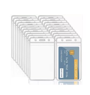 Foto 2 | Foto 2 | Mica Vertical Portacredencial, Gafete INE Lab. G 100 Piezas Transparente