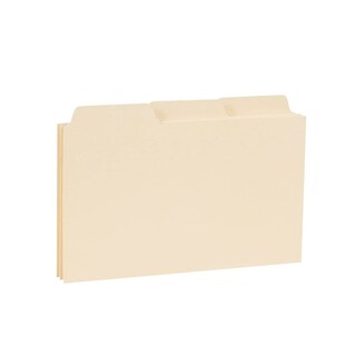 Foto 2 | Foto 2 | Guía Para Tarjetas De Índice, 5 X 8 Cm, Con Lengüetas Cortadas En 1/3, Manila, 100 Unidades - Venta Internacional.