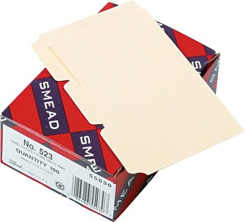 Foto 3 | Foto 3 | Guía Para Tarjetas De Índice, 5 X 8 Cm, Con Lengüetas Cortadas En 1/3, Manila, 100 Unidades - Venta Internacional.
