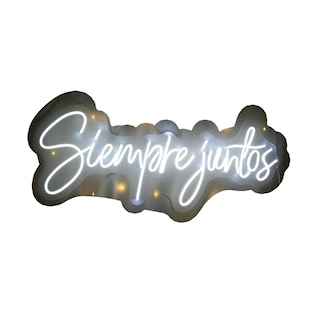 Foto 1 | Foto 1 | Letrero Led Neón Siempre Juntos Luminoso Boda Decorativo Novios