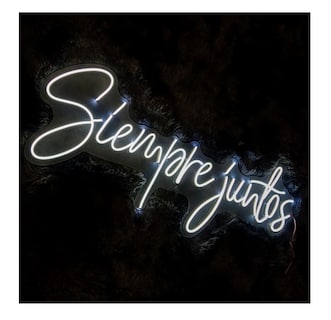 Foto 2 | Foto 2 | Letrero Led Neón Siempre Juntos Luminoso Boda Decorativo Novios