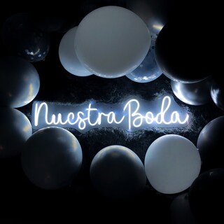 Foto 2 | Foto 2 | Letrero Led Neón ''Nuestra Boda'' 80x20 cm
