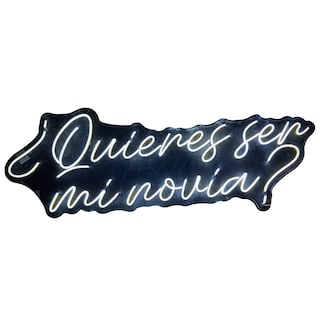 Foto 1 | Foto 1 | Letrero LED Neón \"¿Quieres Ser Mi Novia?\" 120x45cm