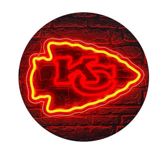 Foto 1 | Foto 1 | Letrero de Neón NFL Logo Kansas City para Decoración 41 cm