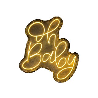 Foto 1 | Foto 1 | Letrero Led Neón Oh Baby 2 Renglones Luminoso Decorativo