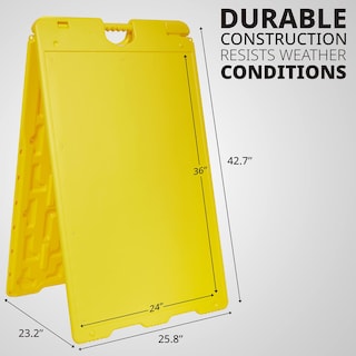 Foto 2 | Foto 2 | Letrero Tipo Sándwich Jumbl Outdoor Con Marco En A, 60 X 90 Cm, Amarillo - Venta Internacional.