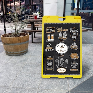Foto 5 | Foto 5 | Letrero Tipo Sándwich Jumbl Outdoor Con Marco En A, 60 X 90 Cm, Amarillo - Venta Internacional.