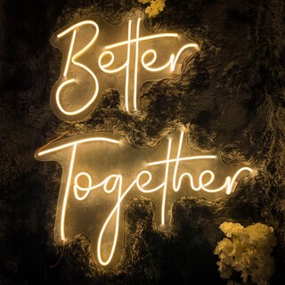 Foto 2 | Foto 2 | Letrero Led Neon Better Togetter Evento Boda Decoracion