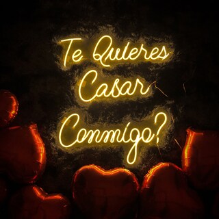 Foto 2 | Foto 2 | Letrero Led Neón Te Quieres Casar Conmigo? Decorativo Luminoso