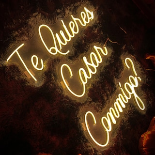 Foto 4 | Foto 4 | Letrero Led Neón Te Quieres Casar Conmigo? Decorativo Luminoso