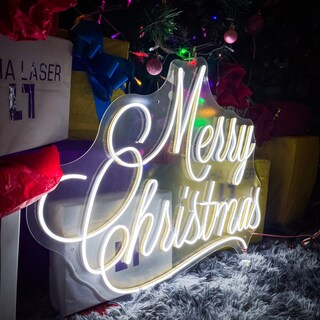 Foto 4 | Foto 4 | Letrero Led Neón Merry Christmas Decorativo Luminoso